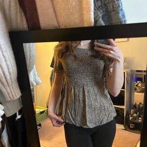 URBAN Romantics Speckled Beige Women's Blouse